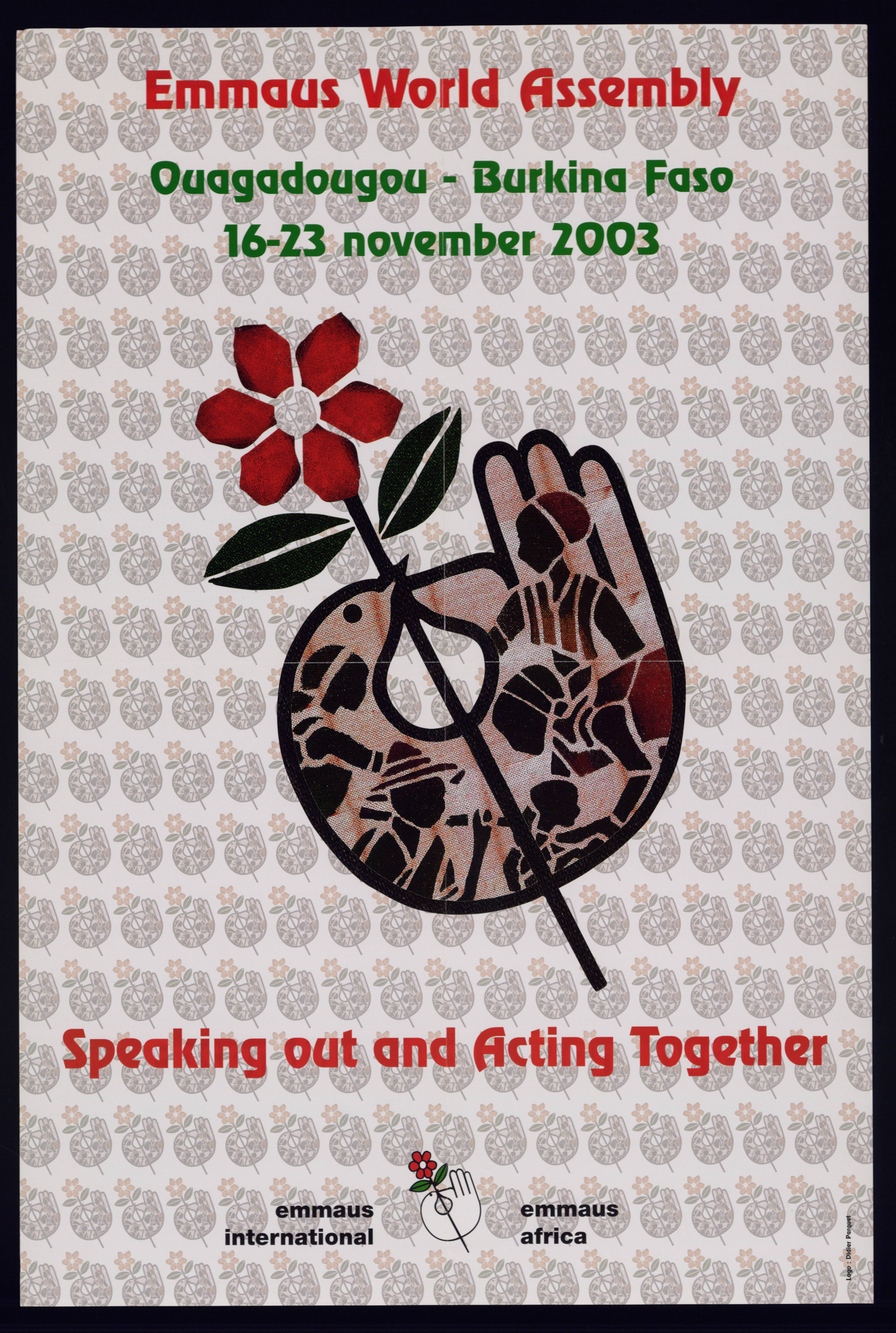 Affiches de la dixième assemblée mondiale s'étant déroulée à Ouagadougou (Burkina Faso) en 2003.