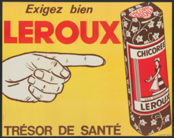 Affiche "Leroux Trésor de santé"