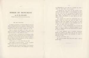 Pages 5 et 6 du livre d'or des ingénieurs, employés, ouvriers et retraités de la Société des mines de Lens morts pour la France lors de la première guerre mondiale, 1926.