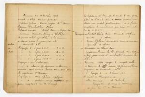 ANMT 2002 26 17 2, Pièces isolées sur support papier, Union sportive tourquennoise Extraits du carnet de compte-rendu des réunions du club de la saison 1904-1905.