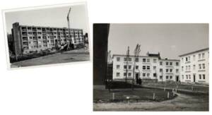 Campagne photographique réalisée par le comité interprofessionnel du logement de Roubaix-Tourcoing sur l’habitat social à Roubaix, 1960.