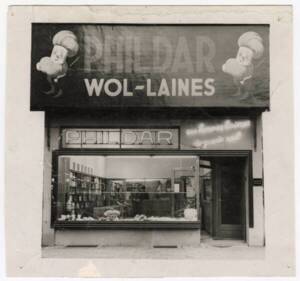 Un magasin franchisé Phildar : photographie, date et lieu inconnus.