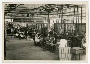 Imprimerie Duprez à Tourcoing (Nord) : photographie (avec annotations) [avant 1939].