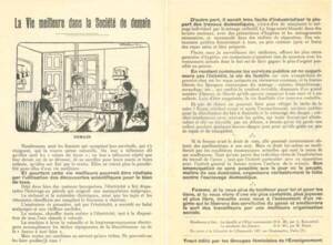 Tract des groupes féministes de l’enseignement [années 1920].  ANMT 2011 14 1057, Syndicat national des instituteurs