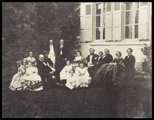 Photographie de la famille Motte, 1914.