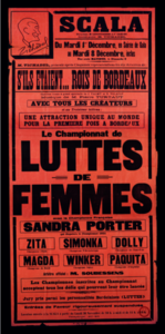 Sandra Porter, affiche, 1931.