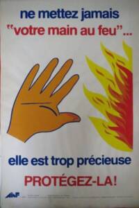 affiche de prévention incendie