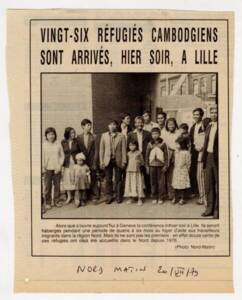Coupure de presse tirée du journal Nord Matin. Imprimé, 1979.   ANMT 1994 38 30. Fonds de l’association d’aide aux travailleurs migrants de la région lilloise (ADATERéLi).