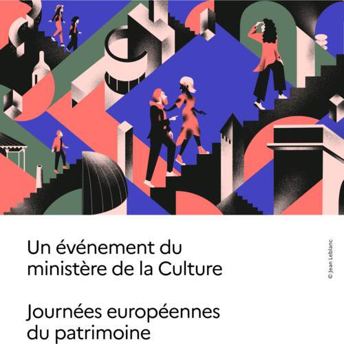 Visuel officiel des Journées europénnes du patrimoine 2025, ministère de la Culture/Clément Barbé.