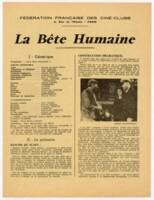 "La bête humaine": Première page d'un article in Revue des techniques audio-visuelles, numéro spécial SNCF, 1958.