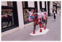 Une « vach’art » de la « Cow Parade » de Paris, 2006.