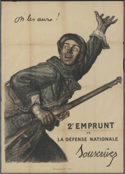 "On les aura !", affiche de propagande, 113,8 x 81 cm, [1916].