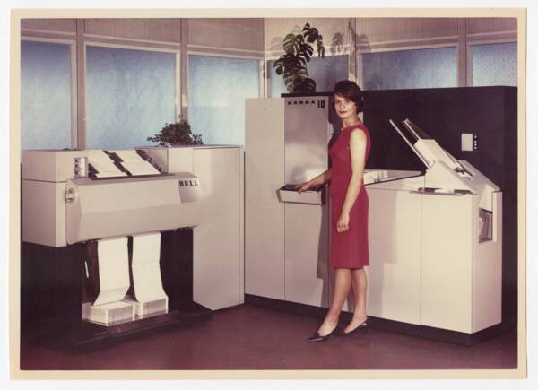 Imprimante Gamma 10, 1962. ANMT 2012 7 4645, Bull (informatique).