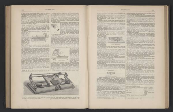 Extrait de &laquo; Le g&eacute;nie civil &raquo; : revue g&eacute;n&eacute;rale des industries fran&ccedil;aises et &eacute;trang&egrave;res T.19, 1891. ANMT 1991 5 63, Fives (m&eacute;tallurgie).