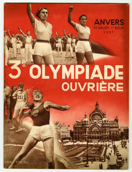 Compétitions internationales, Anvers, 1937.
