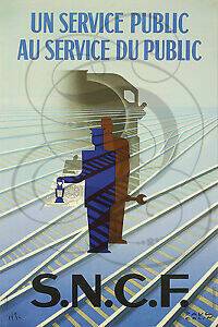 "Un service public au service du public": Affiche de Paul Colin (1892-1985), S.D..
