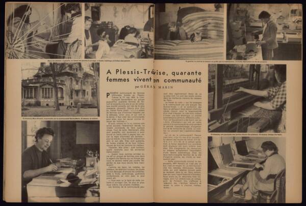 Article paru dans la revue Faim et Soif n°5, février 1955, sur la communauté féminine Sainte-Marie au Plessis-Trévise.