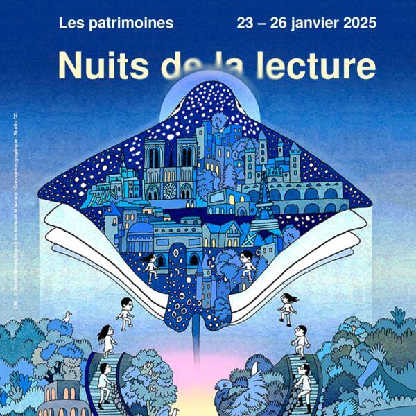 Visuel officiel des Nuits de lecture 2025.