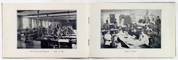 Écoles spécialisées dans l’industrie textile : plaquette de présentation, 1929.